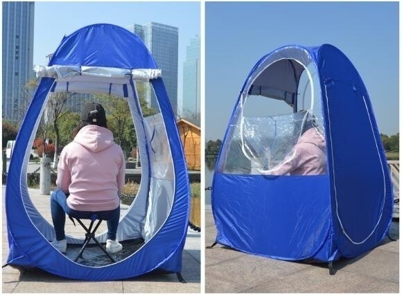 Cheap Goat Tents Outdoor Single Tent Fishing Mountaineering Camping Tent Waterproof Sunscreen Warm Automatic Speed Open Windproof Wigwam Tents 